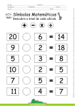 Símbolos Matemáticos - Descubra o sinal de cada cálculo