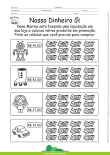 Nosso Dinheiro - Pinte as cédulas pra pagar o brinquedo