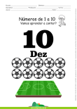 Números de 1 a 10 - folha 10