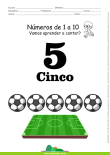Números de 1 a 10 - folha 5