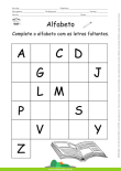 Alfabeto - Complete com as letras faltantes
