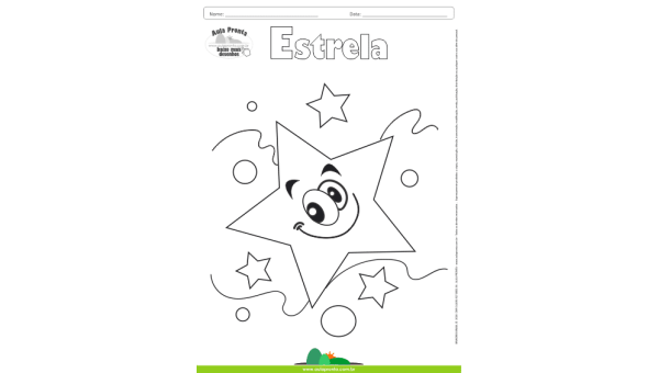 Desenhos para Colorir – Estrela