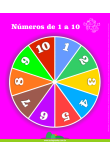 Números de 1 a 10 - Painel Didático