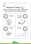 Noções de Tempo - Ponteiros do Relógio