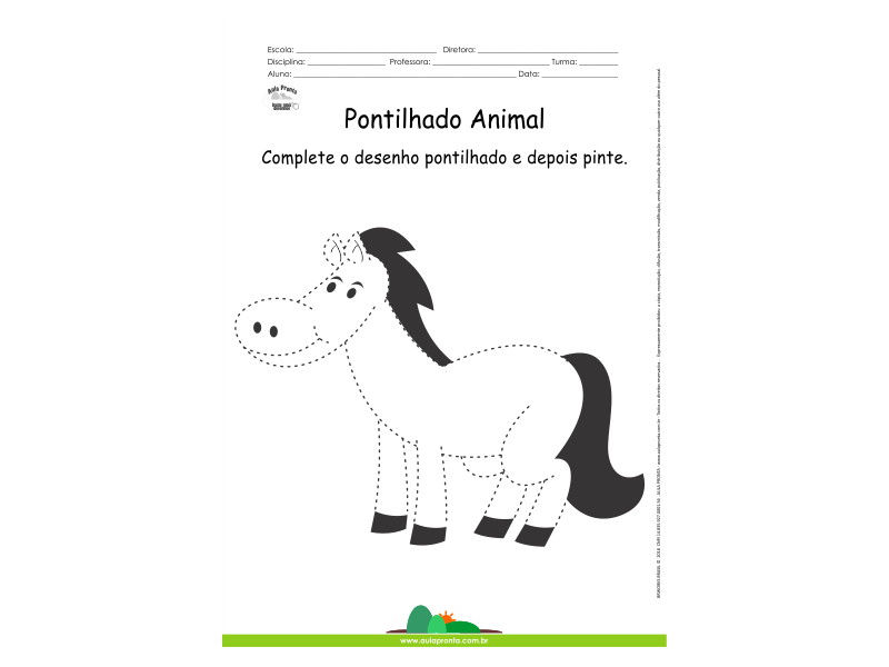 Desenhos de Cavalos para Colorir - Desenhos Para Colorir