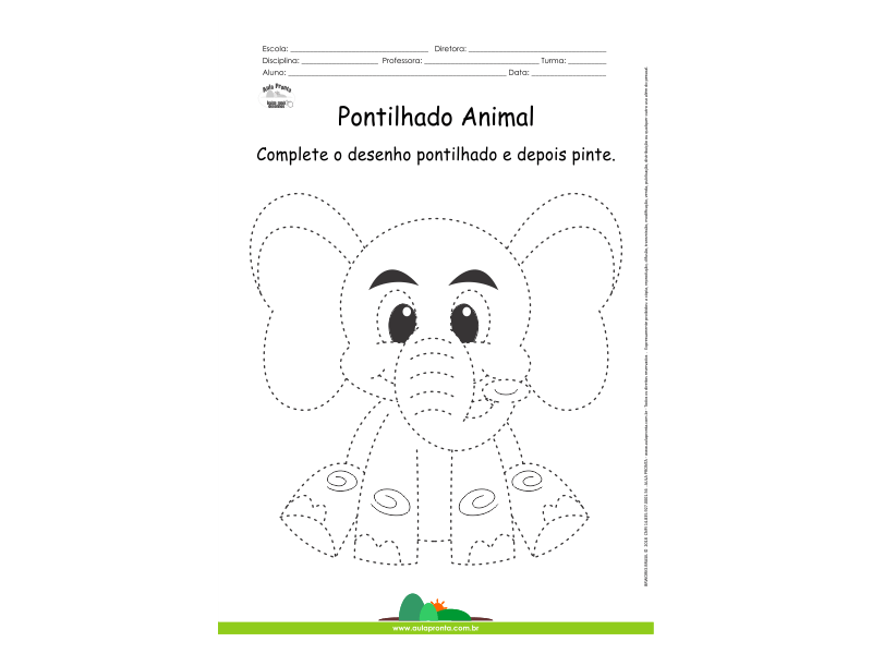 Desenhos para colorir – Elefante