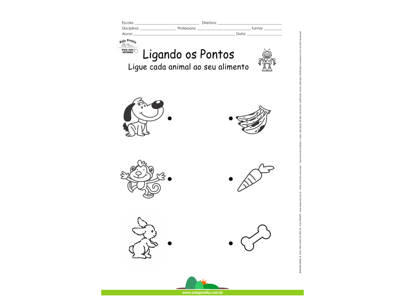 Ligando os Pontos - Animal ao Alimento
