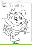 Desenho para Colorir – Animais - Abelha