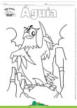 Desenho para Colorir – Animais - Águia