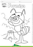 Desenho para Colorir – Animais - Formiga