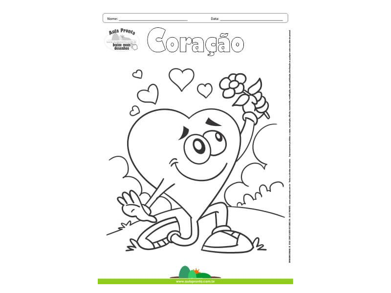 Desenhos para Colorir – Coração