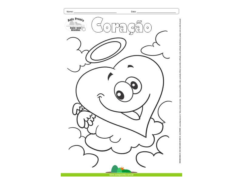 Desenhos para Colorir – Coração