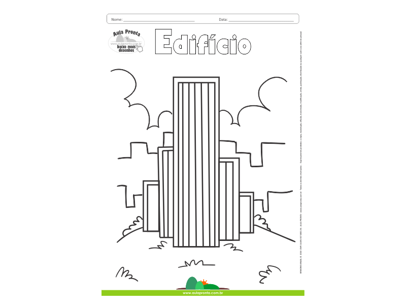 Desenhos para Colorir – Edifício