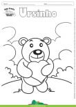 Desenho para Colorir – Fantasia - Ursinho