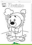 Desenho para Colorir – Fantasia - Ursinho