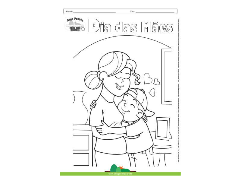 Desenhos de Dia das Mães para Colorir Para Colorir