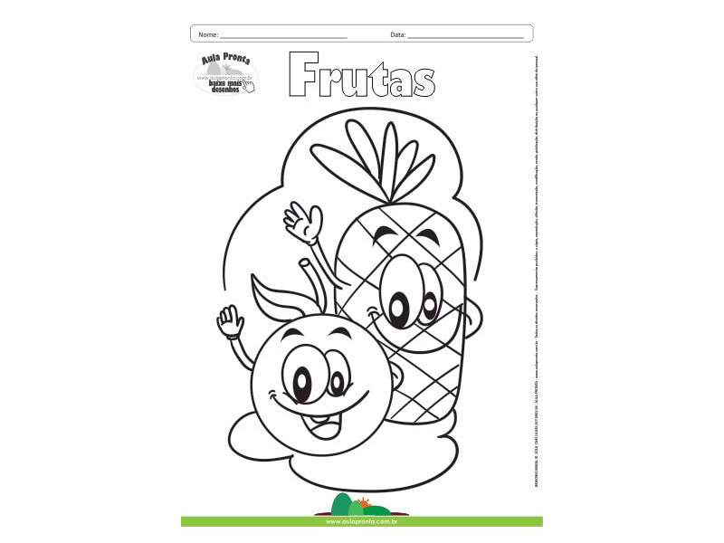 Desenhos para colorir de desenho de frutas para colorir -pt