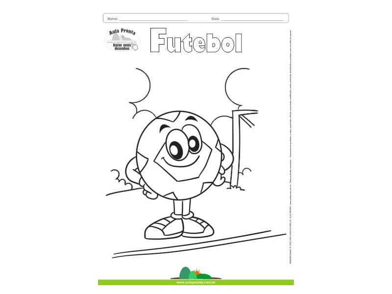 Desenho para Colorir – Futebol