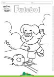 Desenho para Colorir – Futebol