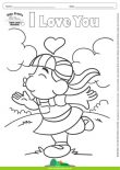 Desenhos para Colorir – I Love You