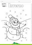 Desenho para Colorir – Inverno