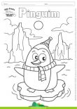 Desenhos para Colorir – Pinguim