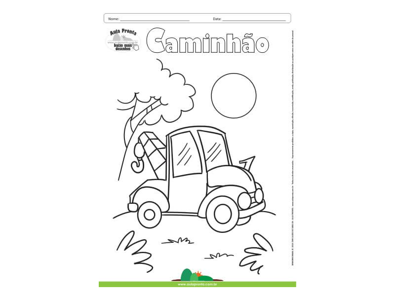 Desenhos para colorir de desenho de caminhões para colorir -pt