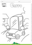 Desenho para Colorir – Transporte Carro