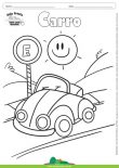 Desenho para Colorir – Transporte Carro