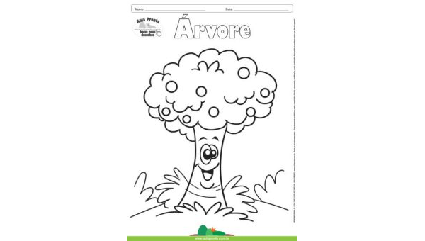 Desenho para Colorir – Árvore